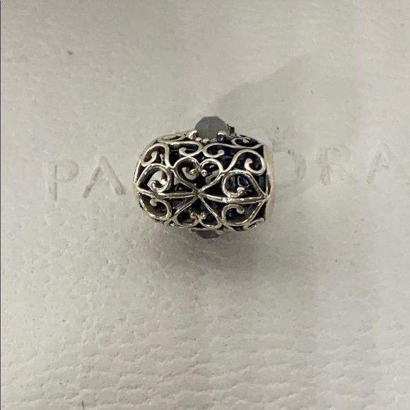 New Pandora Signature Heart June Sterling Silver 925 Ale 791784SSA - Picture 4 of 5
